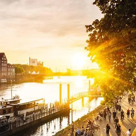 Apartment Aparthotel-schlachte-bremen City- Free Parking